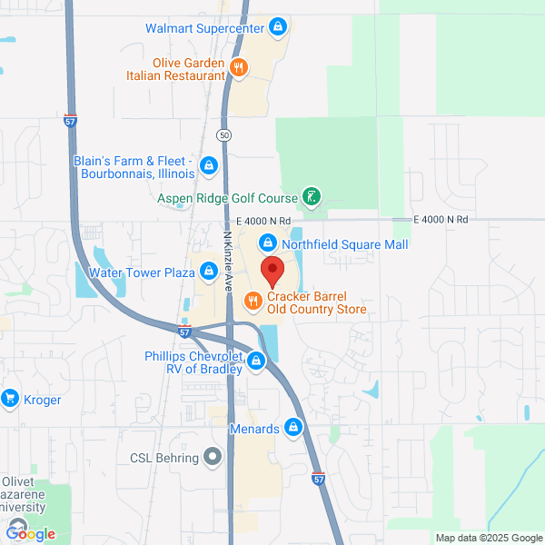 map of the area